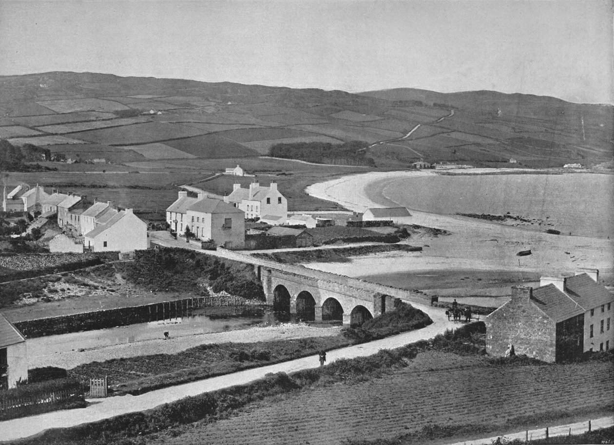 Cushendun - The River, The Hills og Cushendun Bay, 1895 av Unbekannt