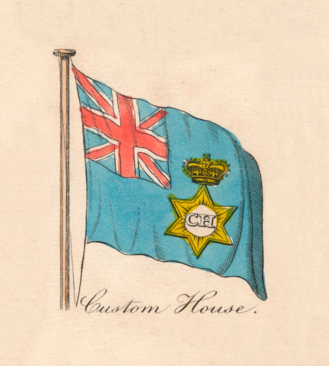 Tollhus 1838 av Unbekannt