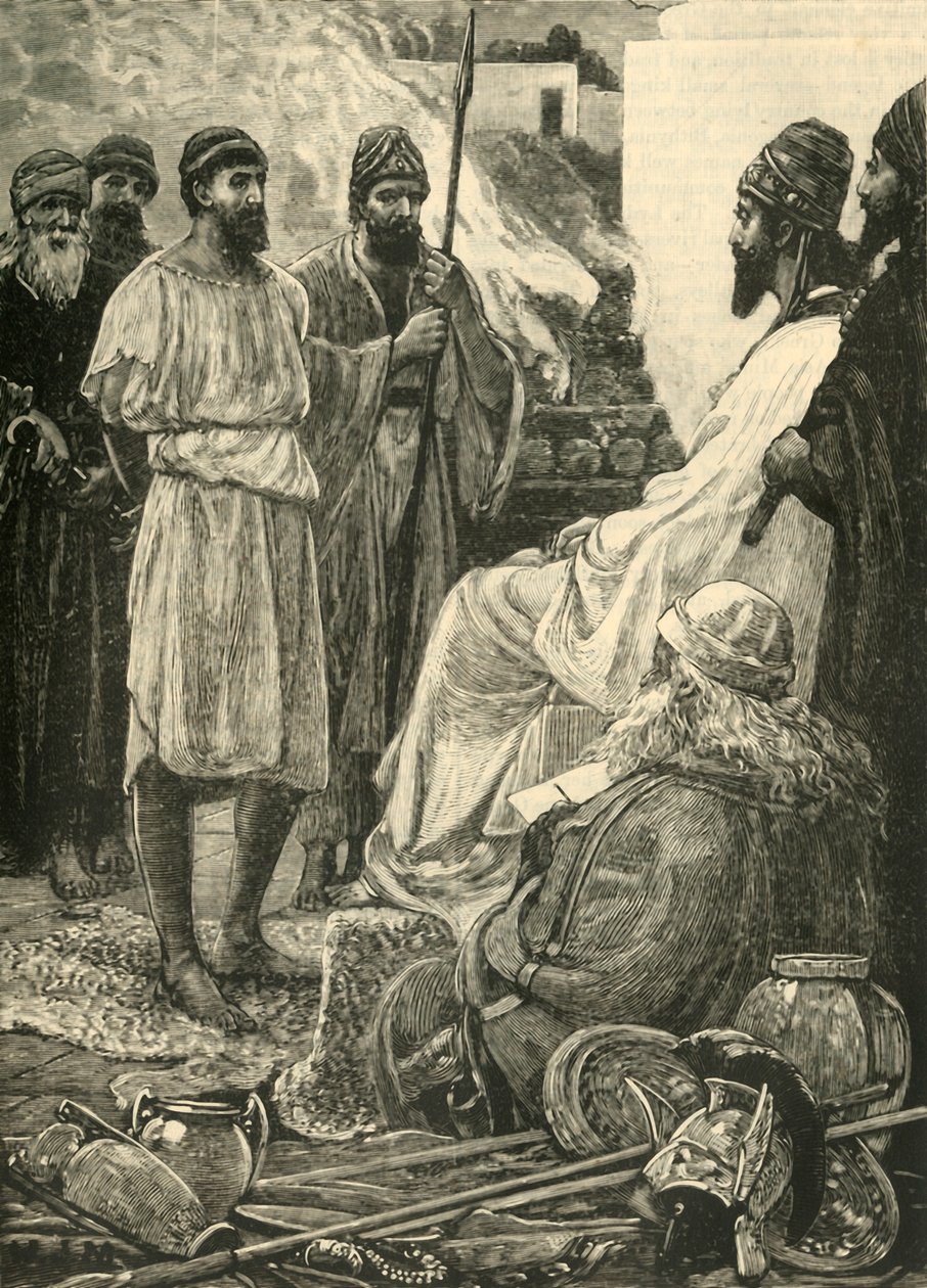 Kyros og Krøsus, 1890. av Unbekannt