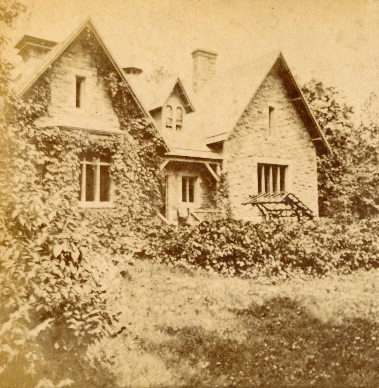 Dairy Cottage, Prospect Park, Brooklyn, N.Y., ca 1880-tallet. av Unbekannt
