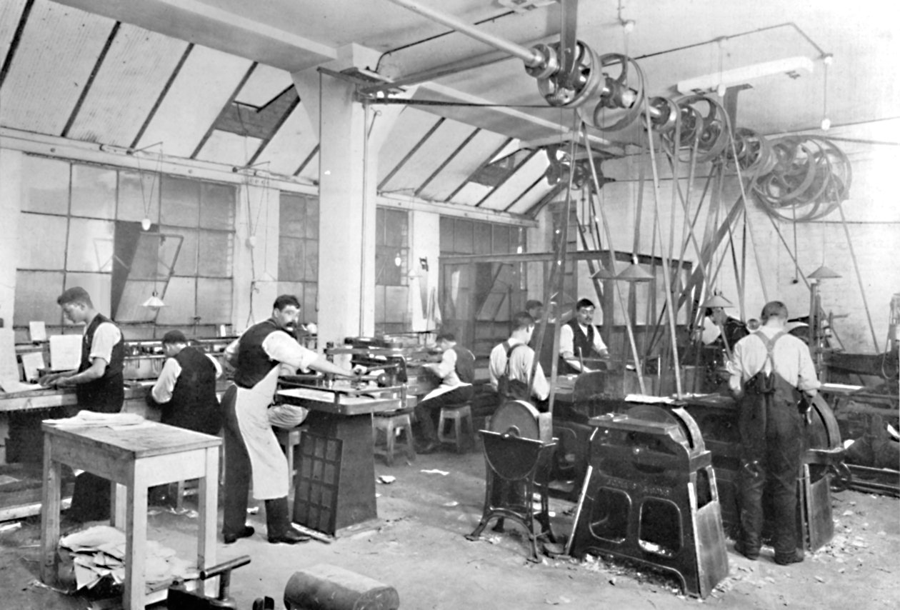 Dalziel Foundry Limited. - Earl Street-lokaler. Etterbehandlere og diverse etterbehandlingsanlegg, 1909. av Unbekannt