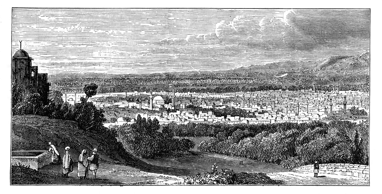 Damaskus, Syria, ca 1890 av Unbekannt
