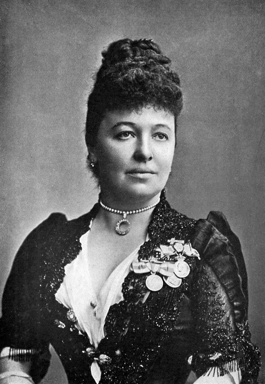 Dame Emma Albani 1852-1930, kanadisk operasanger, c1890 av Unbekannt