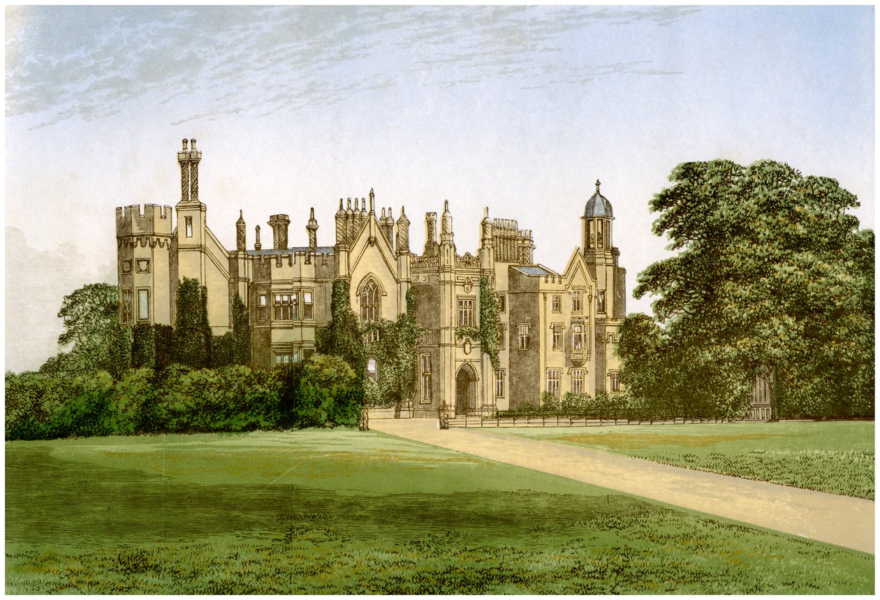 Danbury Palace, Essex, hjemmet til biskopen av Rochester, c1880 av Unbekannt