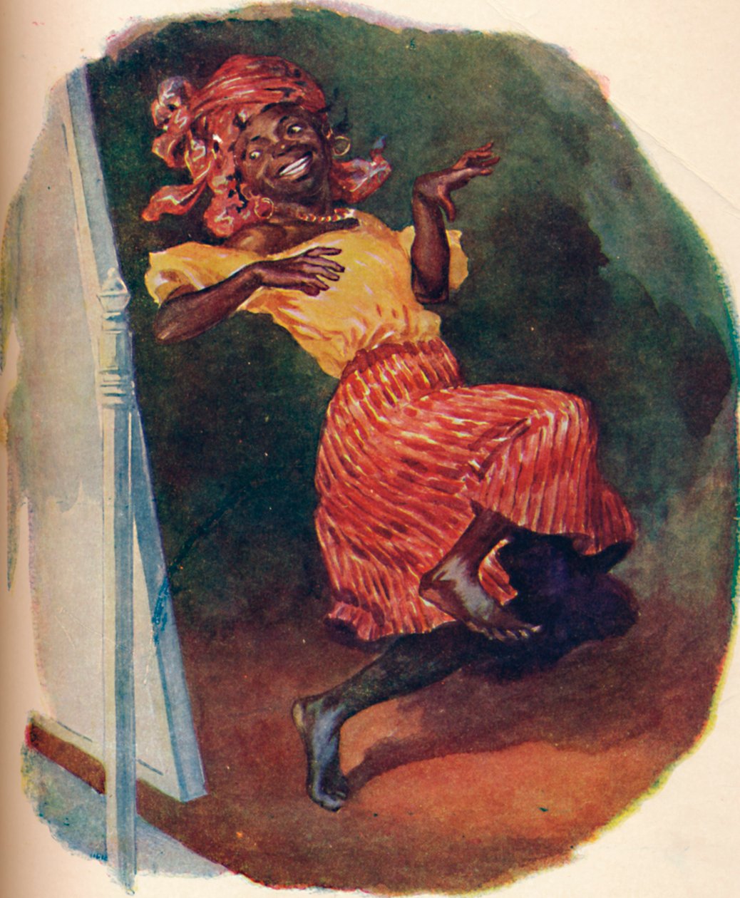 Danser foran glasset i flott stil, 1929 av Unbekannt