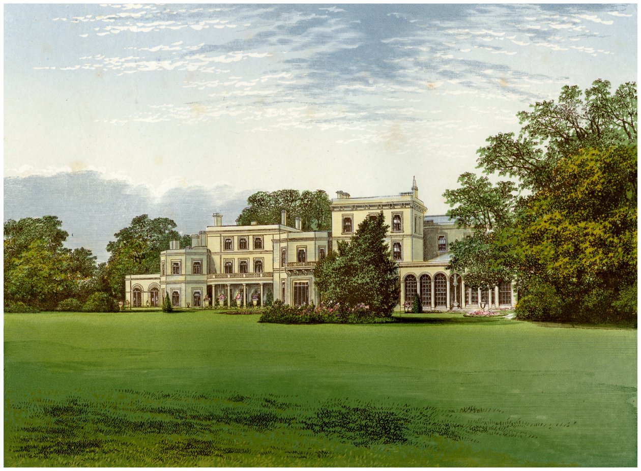 Danesfield House, Buckinghamshire, hjemmet til Scott-Murray-familien, c1880 av Unbekannt