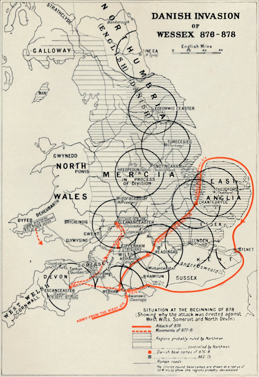 Dansk invasjon av Wessex 876-878, 1935 av Unbekannt