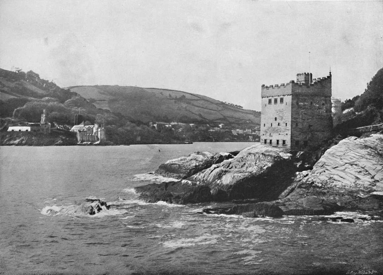 Dartmouth - Dartmouth og Kingswear Castles, 1895 av Unbekannt