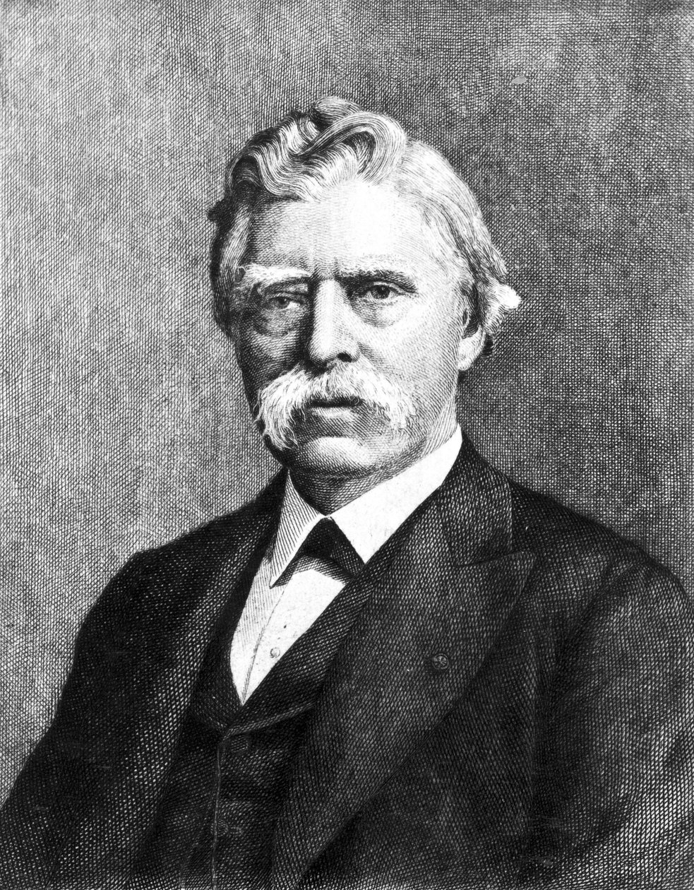 David Edward Hughes, engelsk elektriker og oppfinner, ca 1880-tallet av Unbekannt
