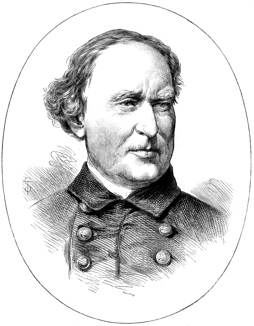 David Farragut, unionssjøoffiser i den amerikanske borgerkrigen, c1880 av Unbekannt