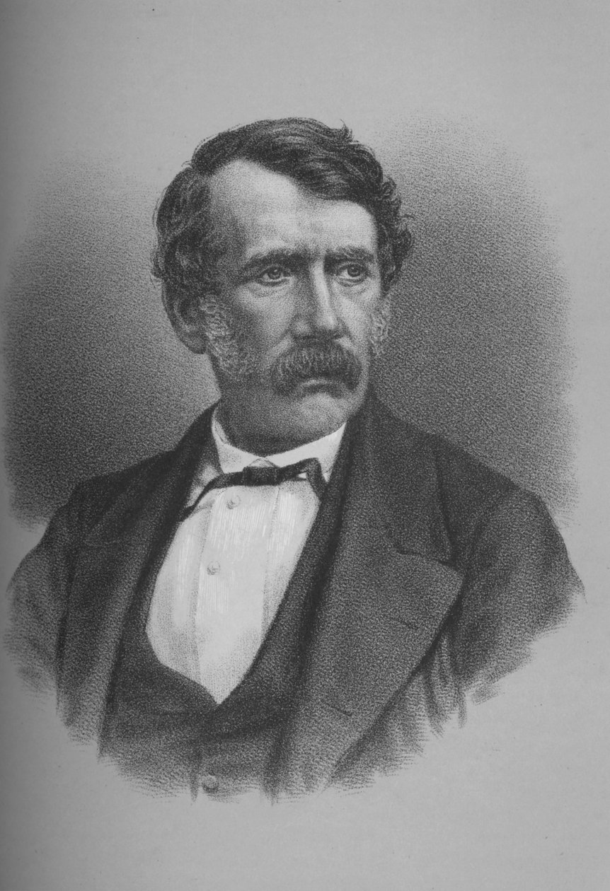 David Livingstone, skotsk misjonær og afrikansk oppdagelsesreisende, 1860-tallet 1883 av Unbekannt
