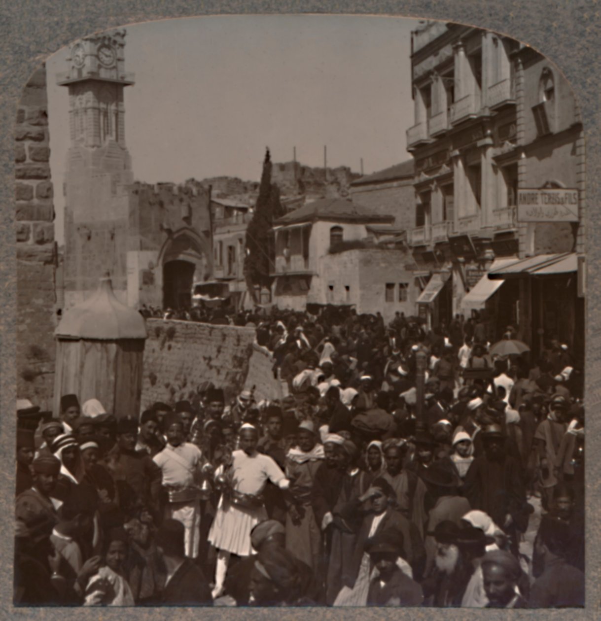 David Street, Jerusalem, ca 1900 av Unbekannt