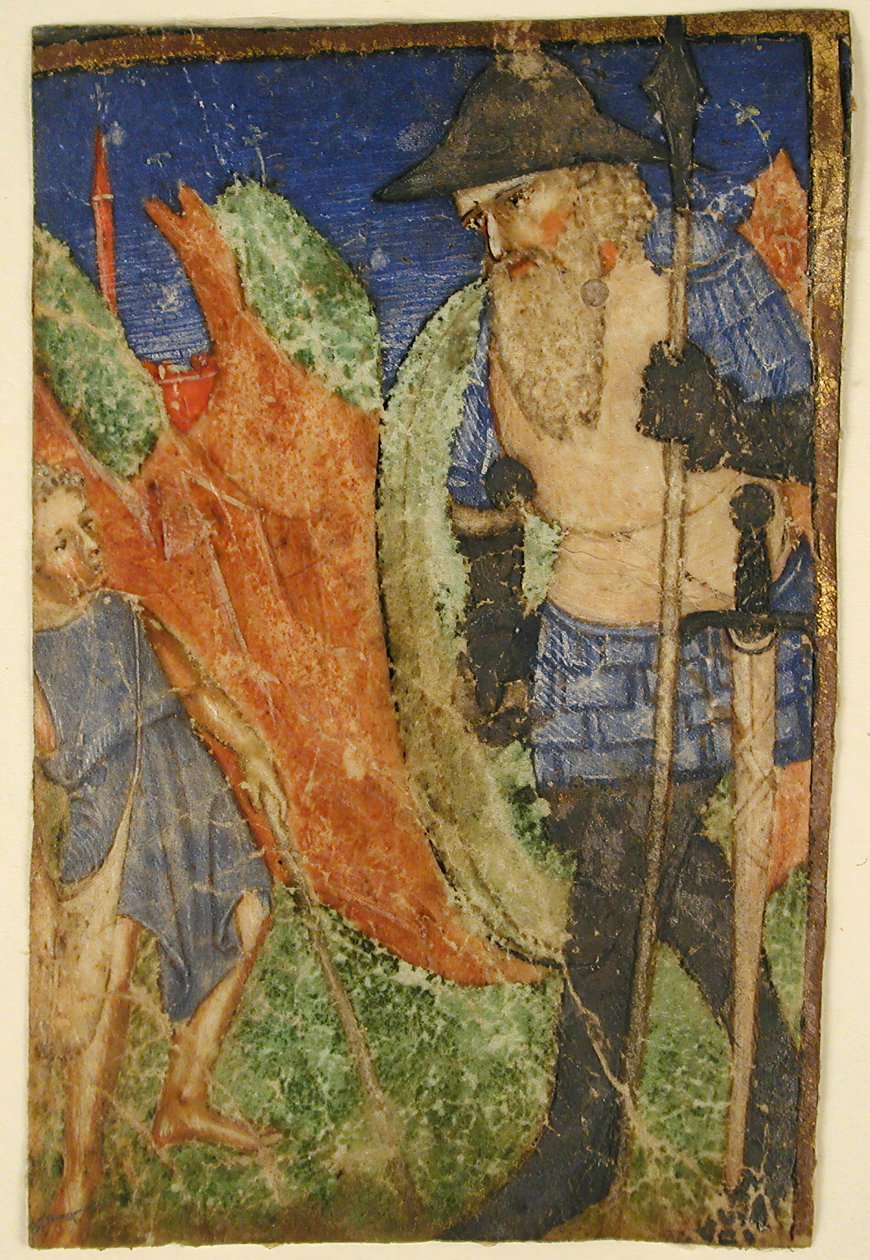 David og Goliat, fransk, ca. 1400. av Unbekannt