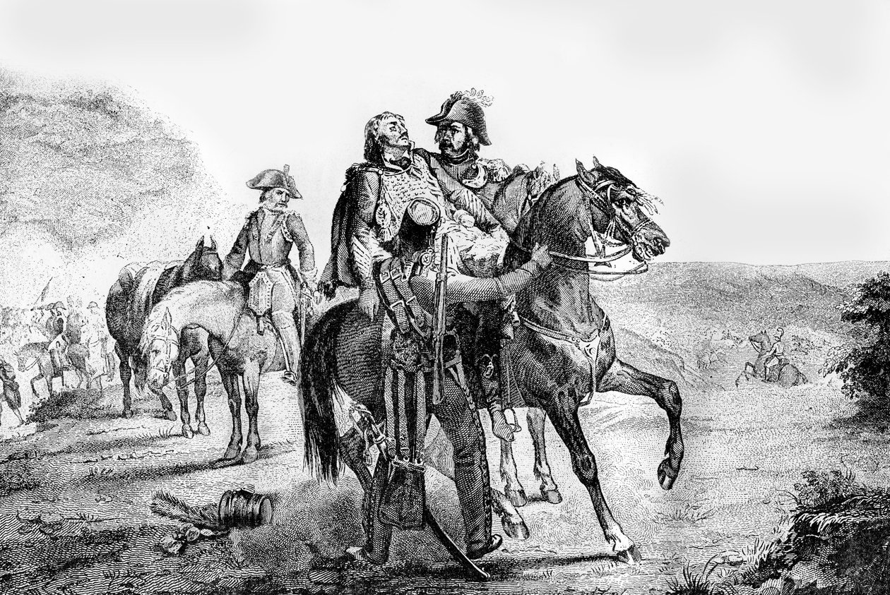 General Marceau død, 21. september 1796 1882-1884 av Unbekannt