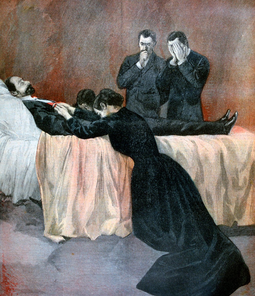 Dødsfall av Marie François Sadi Carnot, president for den tredje franske republikk, 1894 av Unbekannt