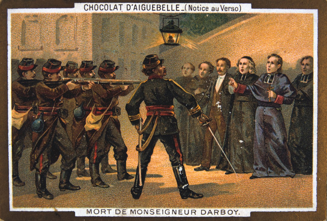 Monseigneur Darboy, erkebiskop av Paris, døde 24. mai 1871 av Unbekannt