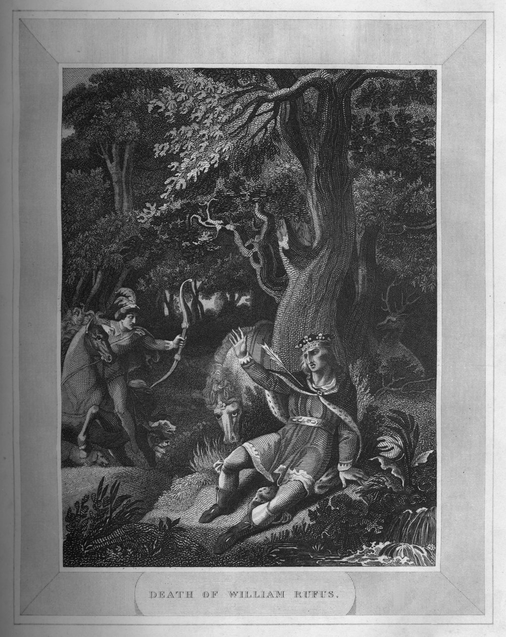 William Rufus død, 1838 av Unbekannt
