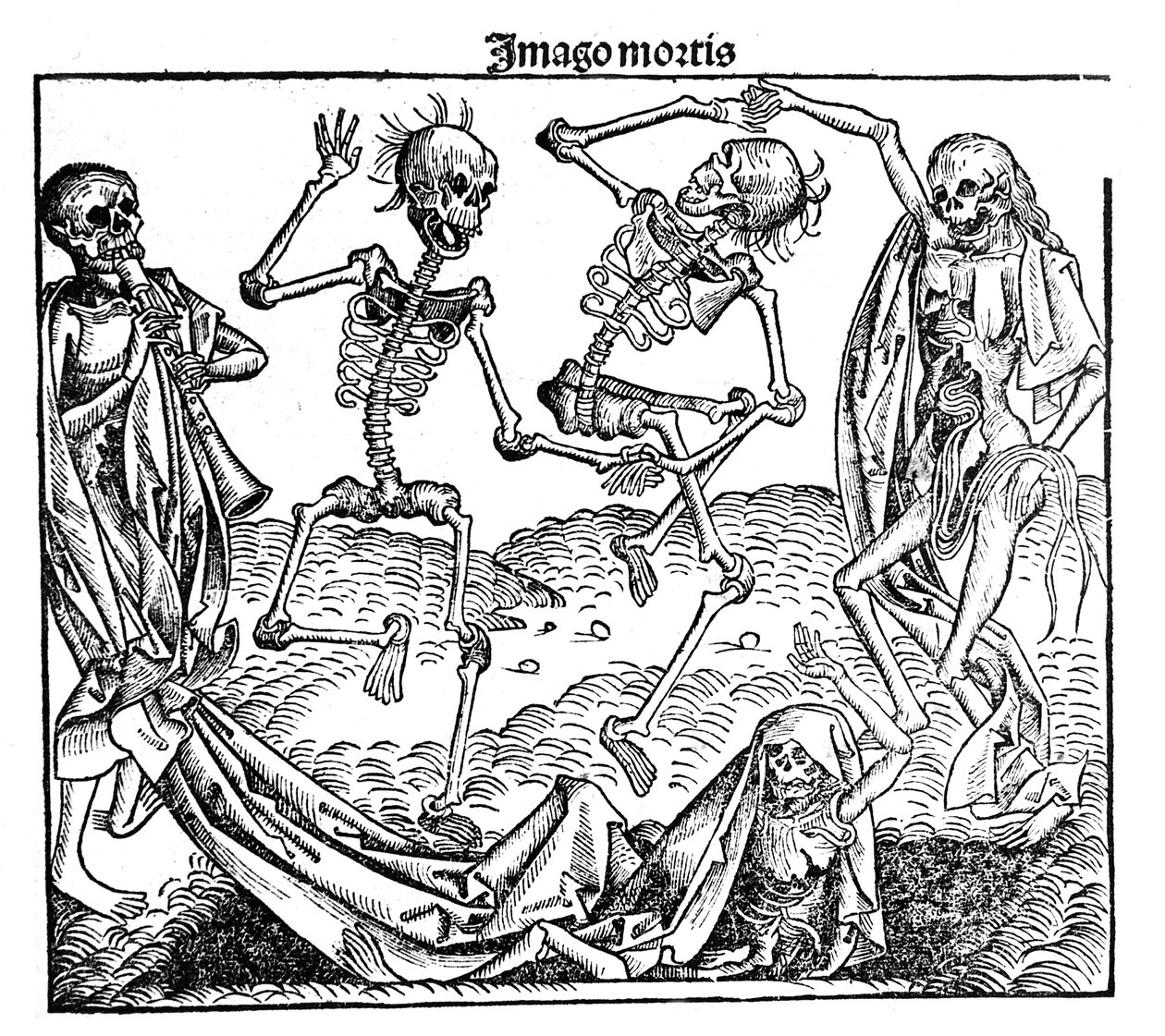 Døden triumferende, 1493 av Unbekannt