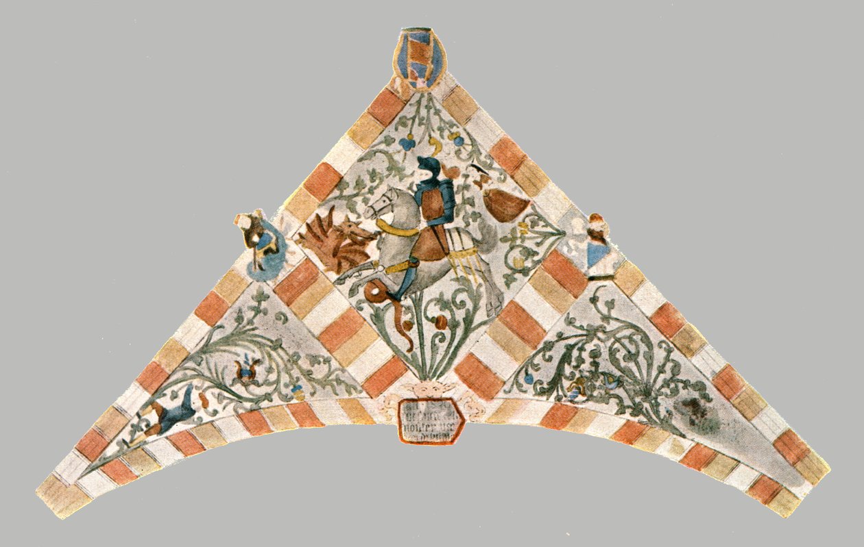 Utsmykning i St Peters Church, Bastogne, Belgia, 1928. av Unbekannt