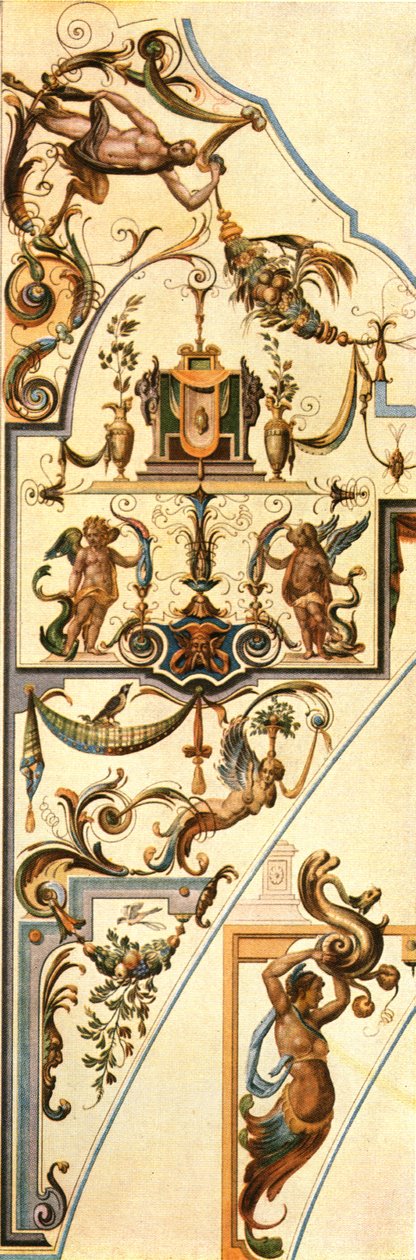 Dekorasjon i Nymphenburg-palasset, München, Tyskland, 1928. av Unbekannt