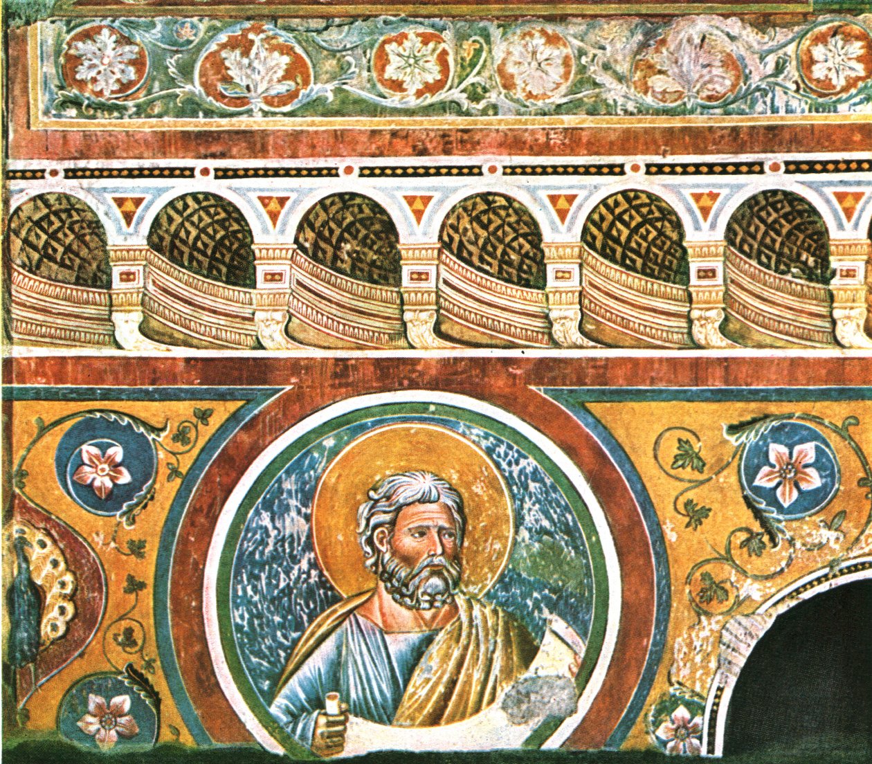 Dekorasjon i kirken Santa Maria Maggiore, Roma, Italia, 1928. av Unbekannt