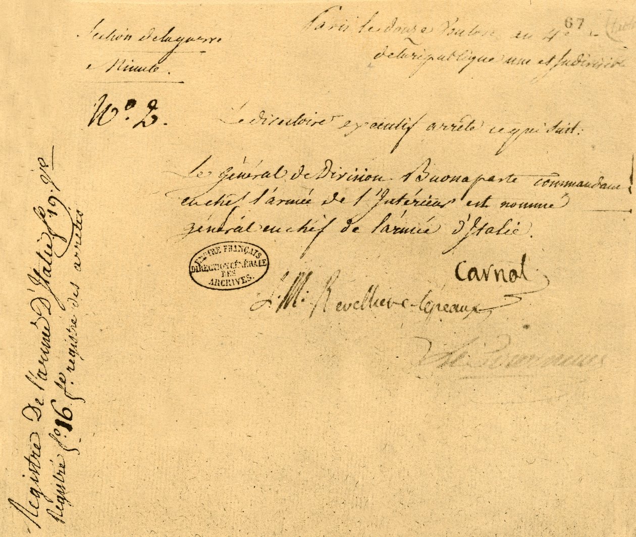Eksekutivdirektoratets dekret av 2. mars 1796, 1921. av Unbekannt