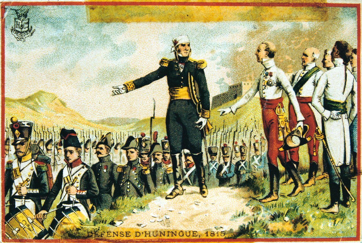 Forsvar av Huningue, 1815, 1800-tallet av Unbekannt
