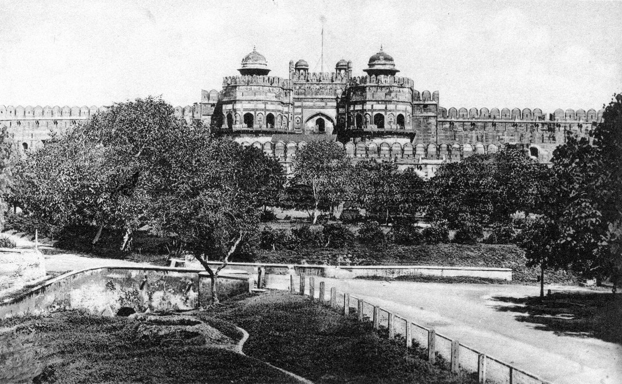 Delhi Gate, Fort Agra, 1900-tallet av Unbekannt