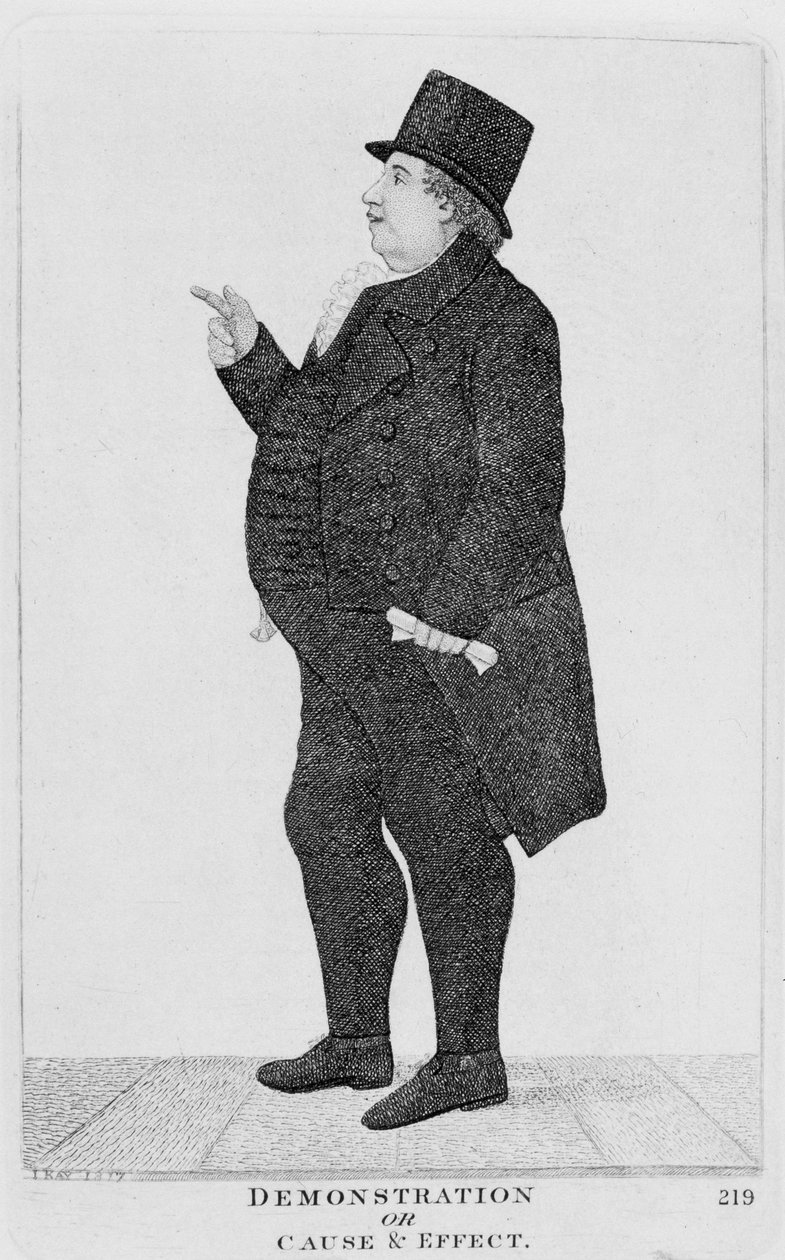 Demonstrasjon eller årsak og virkning, 1817 av Unbekannt