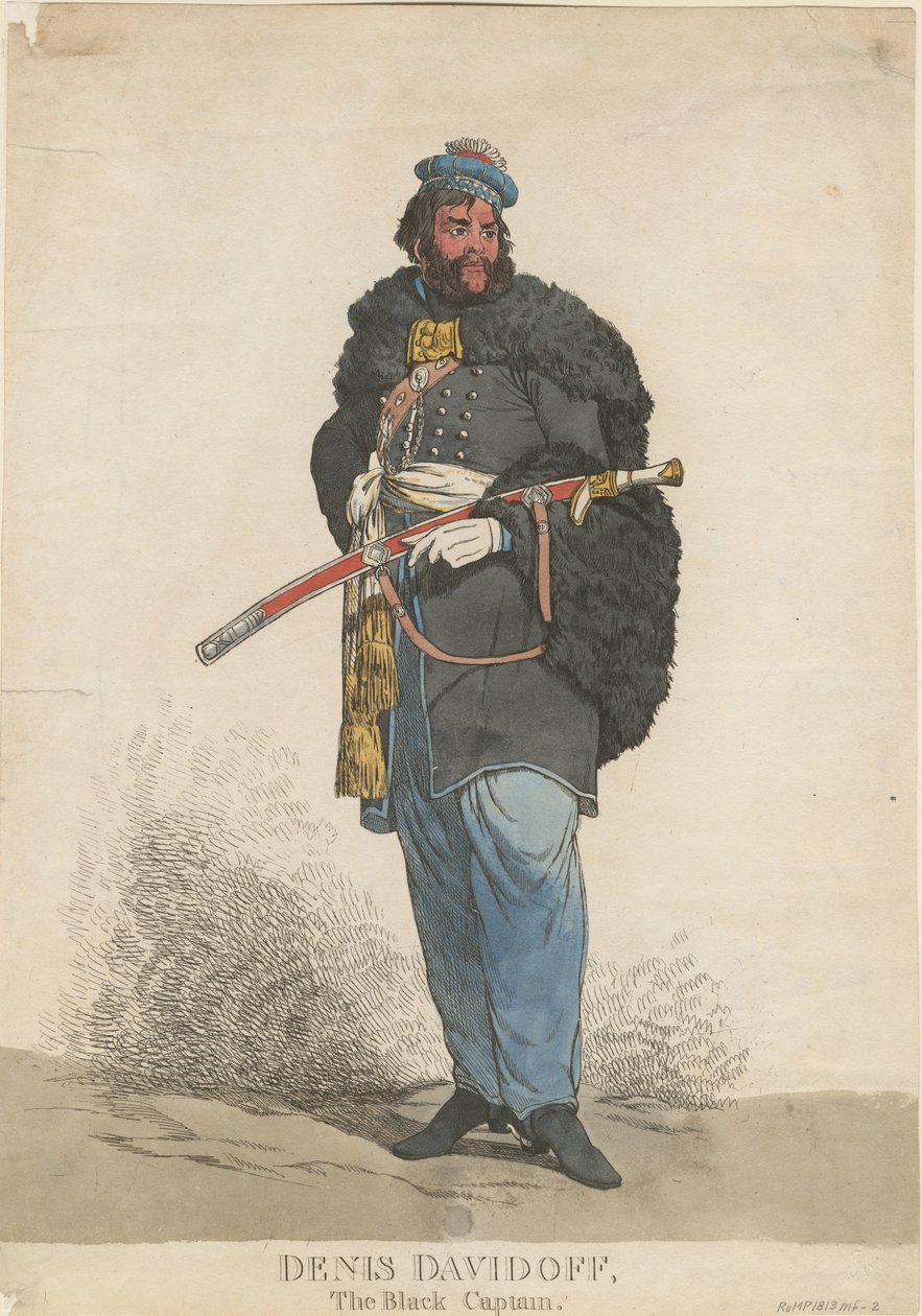 Denis Davydov 1784-1839, 1813 av Unbekannt