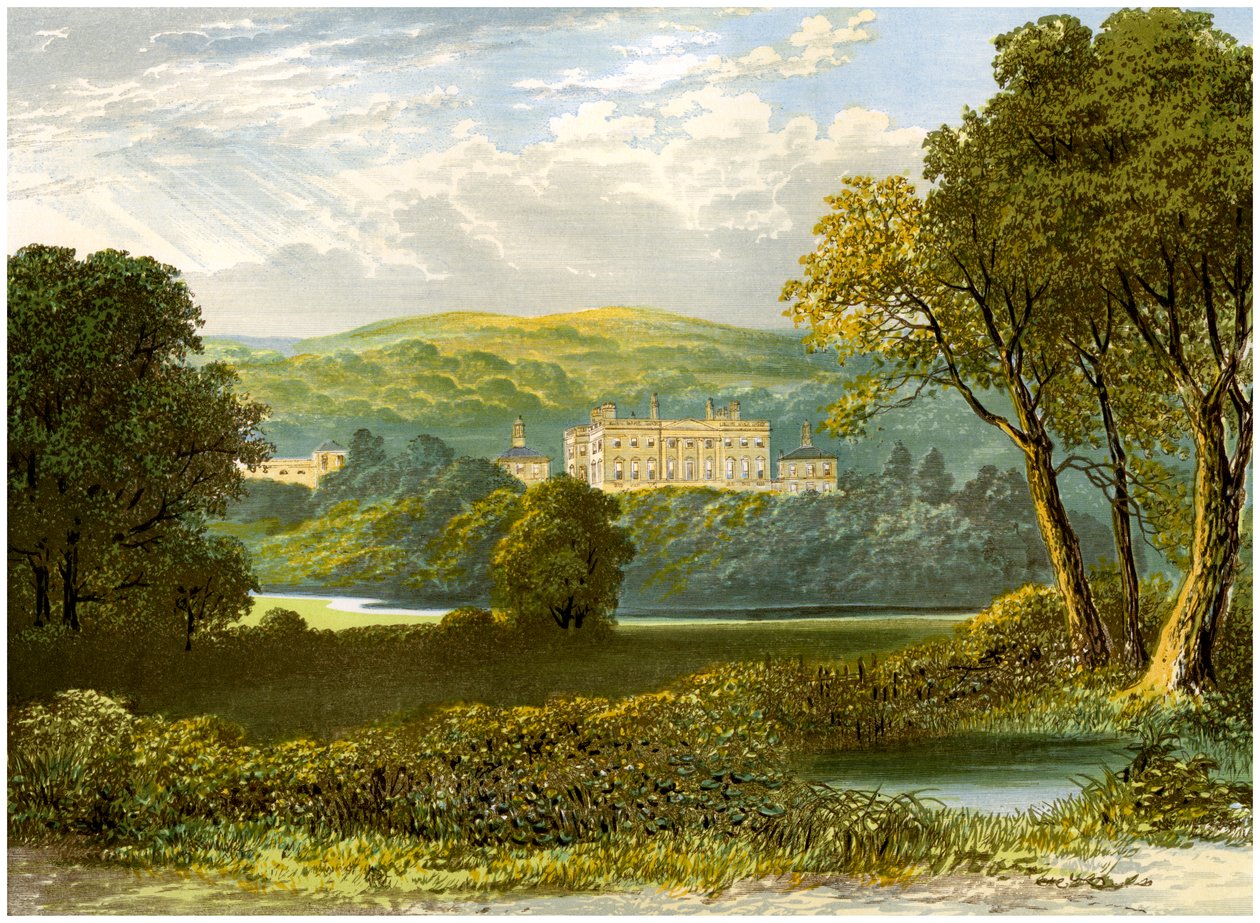Denton Park, Yorkshire, hjemmet til Wyvill-familien, c1880 av Unbekannt