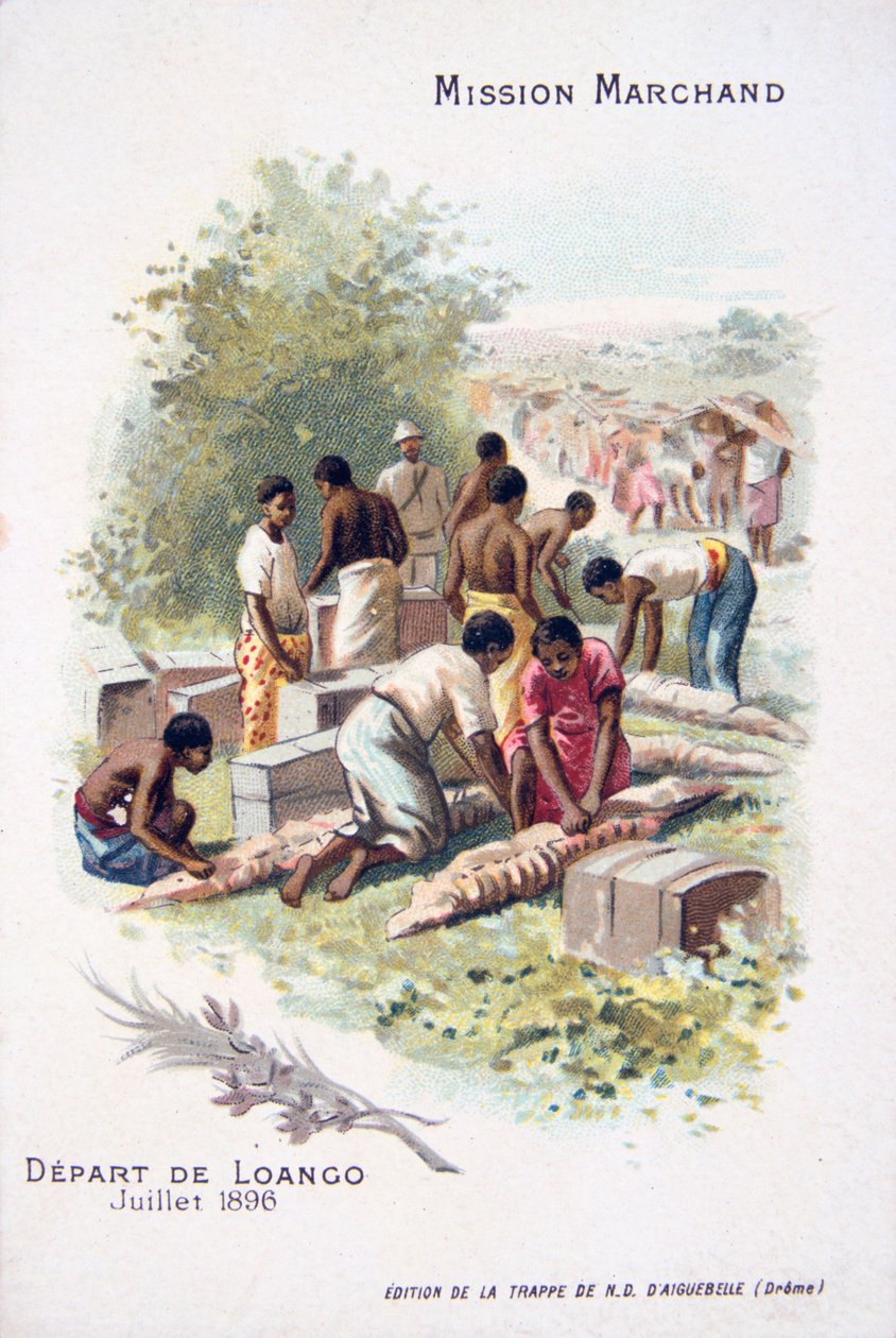 Avgang fra Loango, juli 1896 av Unbekannt