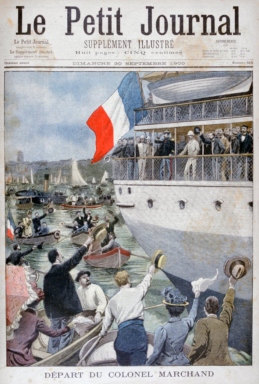 Avgang til oberst Marchand, Marseilles, 1900 av Unbekannt