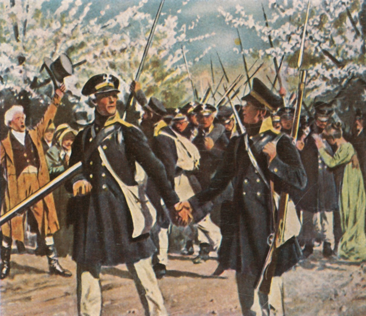 Hærens avgang i kampen for uavhengighet, våren 1813, 1936. av Unbekannt