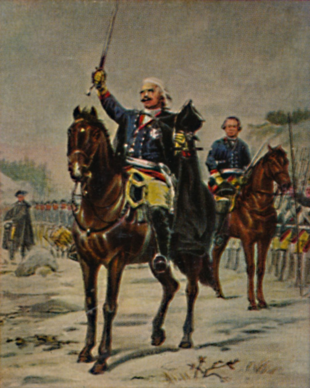 Den gamle Dessauer 1676-1747. - Maleri av Camphausen, 1934. av Unbekannt