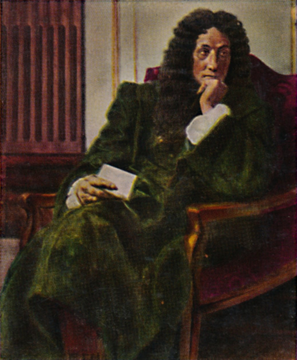 Filosofen Leibniz 1646-1716. - Maleri av C. Meyer, 1934. av Unbekannt