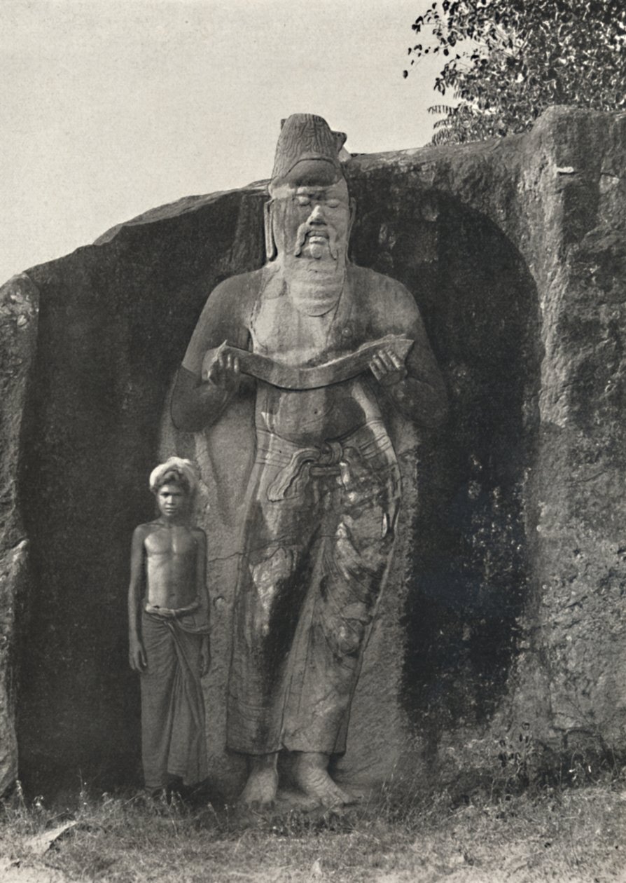 I følge tradisjonen, Statue av Parakrama Bahus I den store 1164-1197 AD, Pollonnaruwa, 192 av Unbekannt