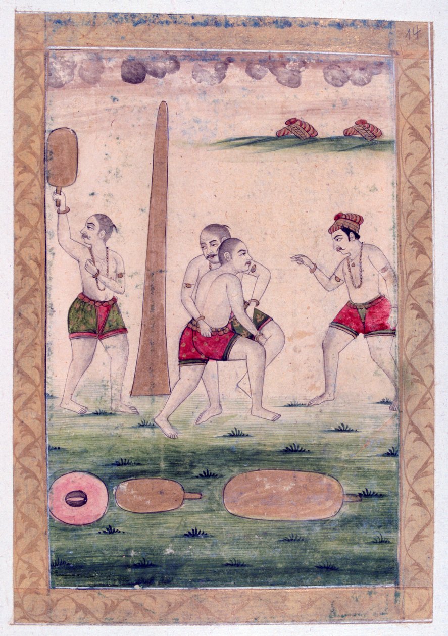 Desakha Ragini, Ragamala Album, School of Rajasthan, 1800-tallet av Unbekannt