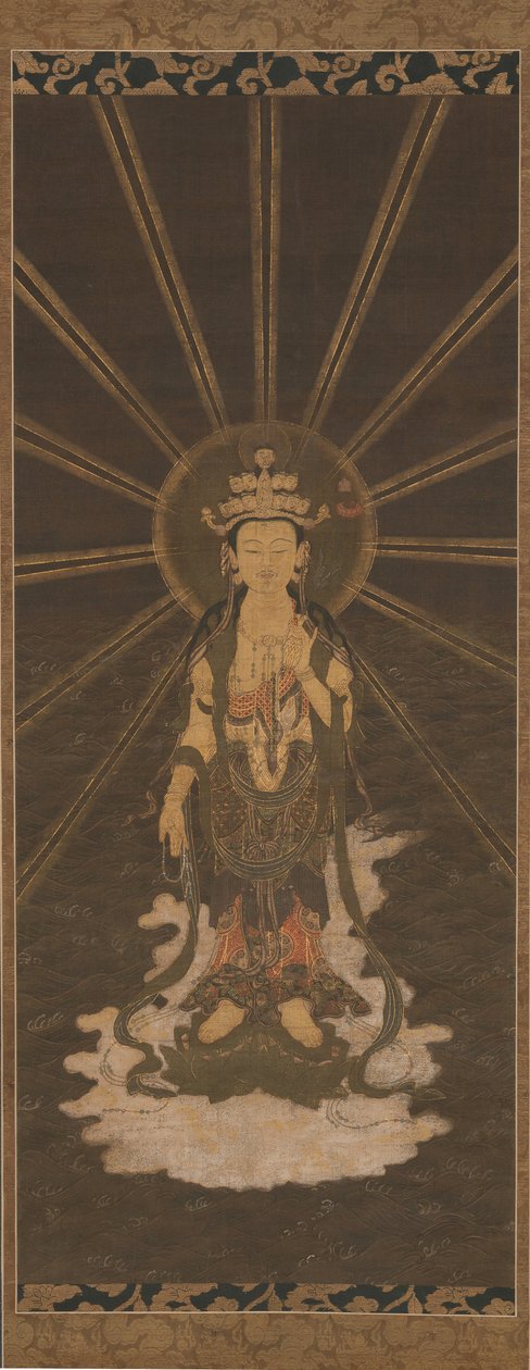 Descent of Eleven-Headed Kannon, midten av slutten av 1500-tallet. av Unbekannt