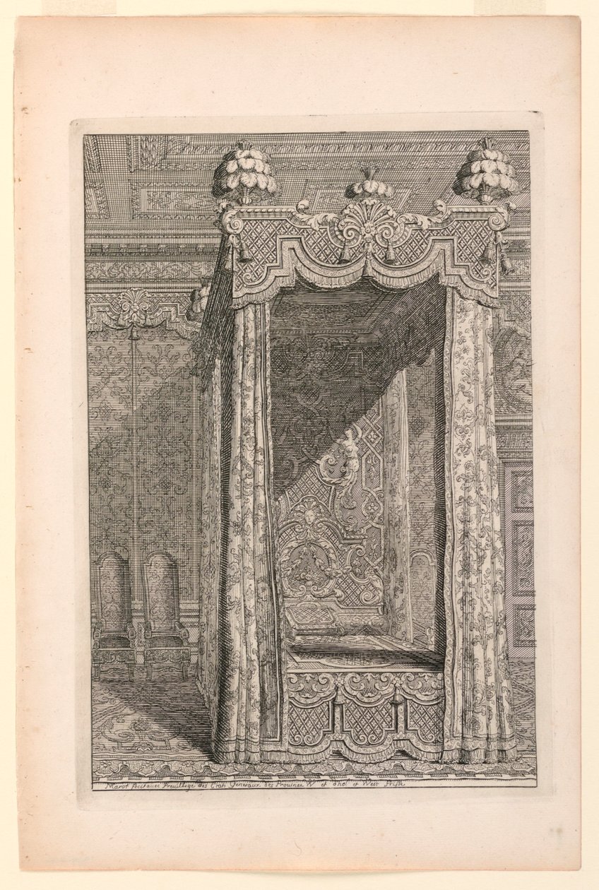 Design for State Bedchamber, i Second Livre d