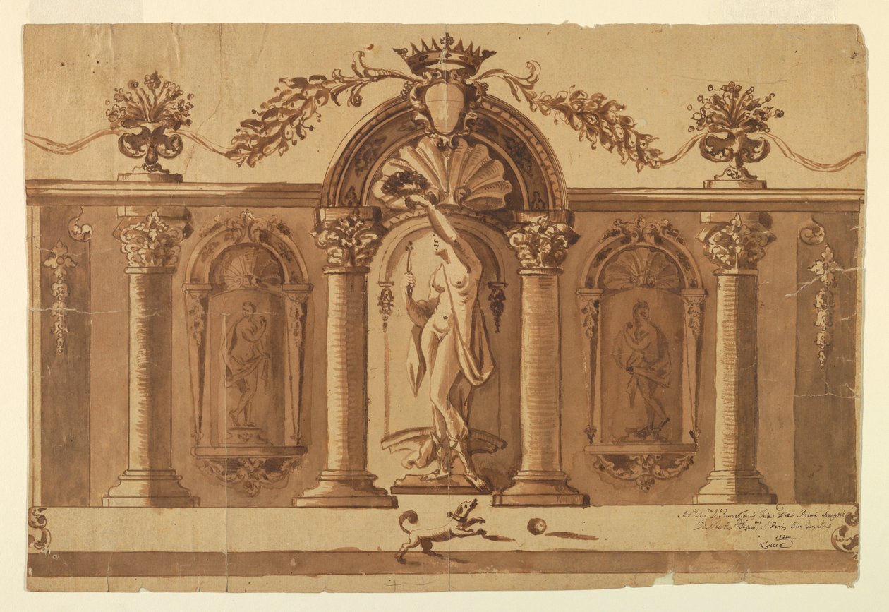 Design for en festivalloggia av Unbekannt