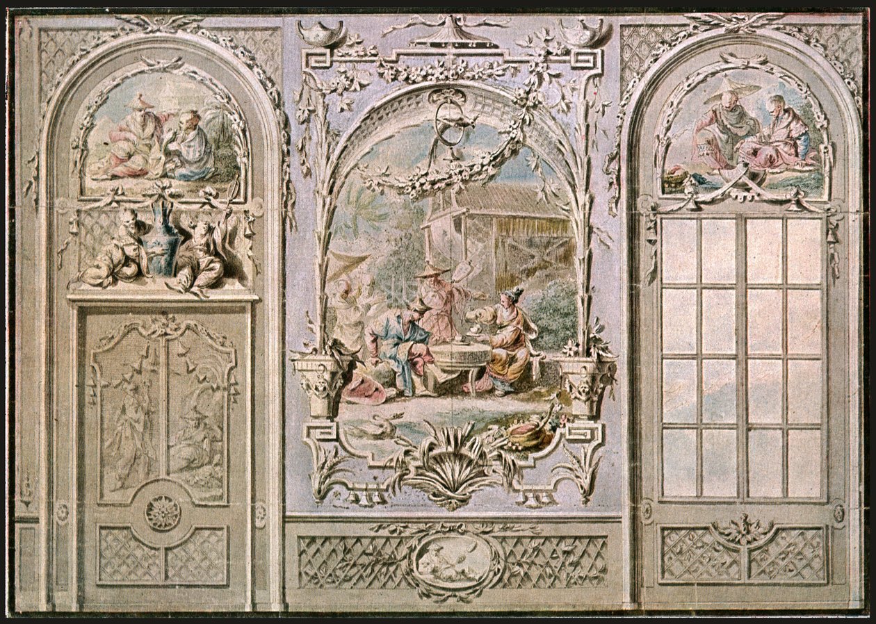 Design for veggdekorasjon, Italia, 1928. av Unbekannt