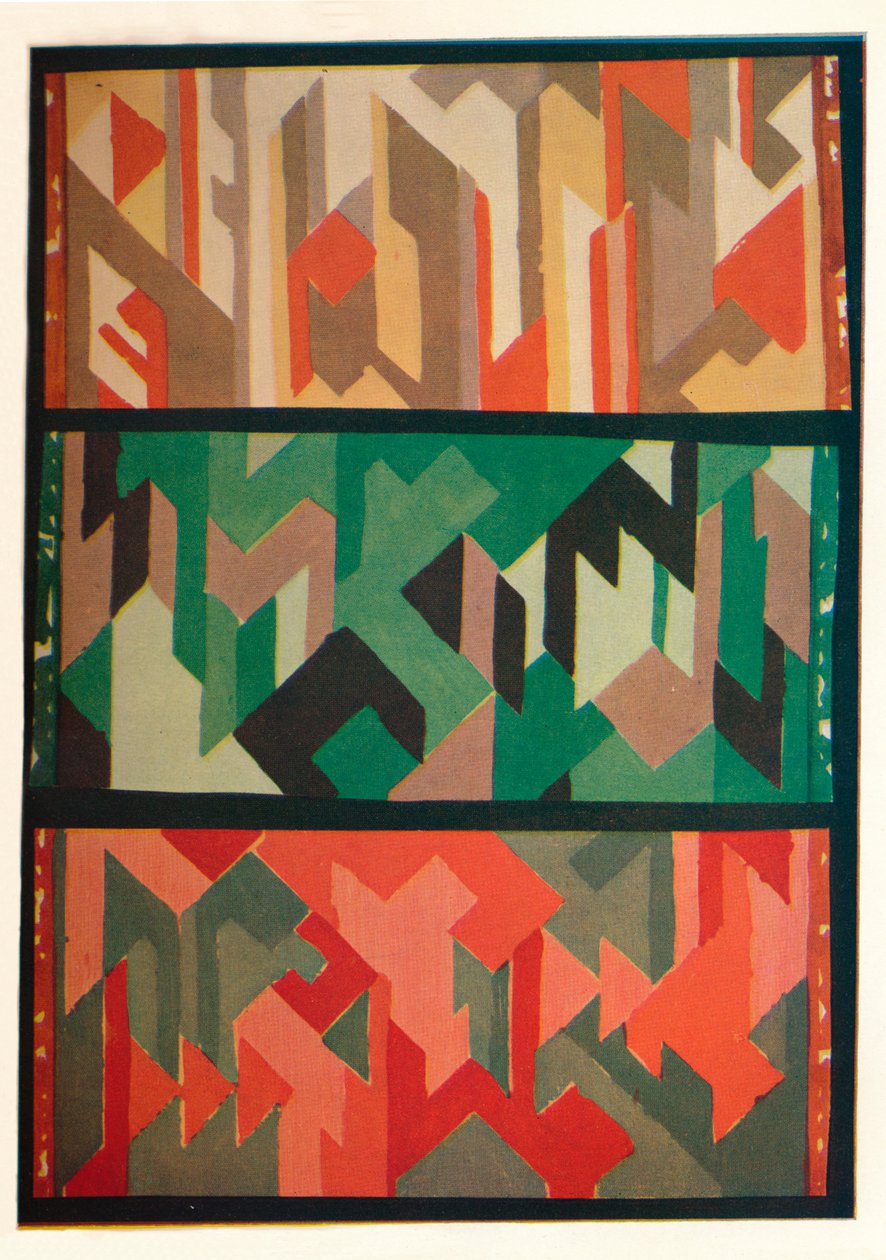 Design for tepper av Allgauer Handwebeteppiche, c1928 av Unbekannt