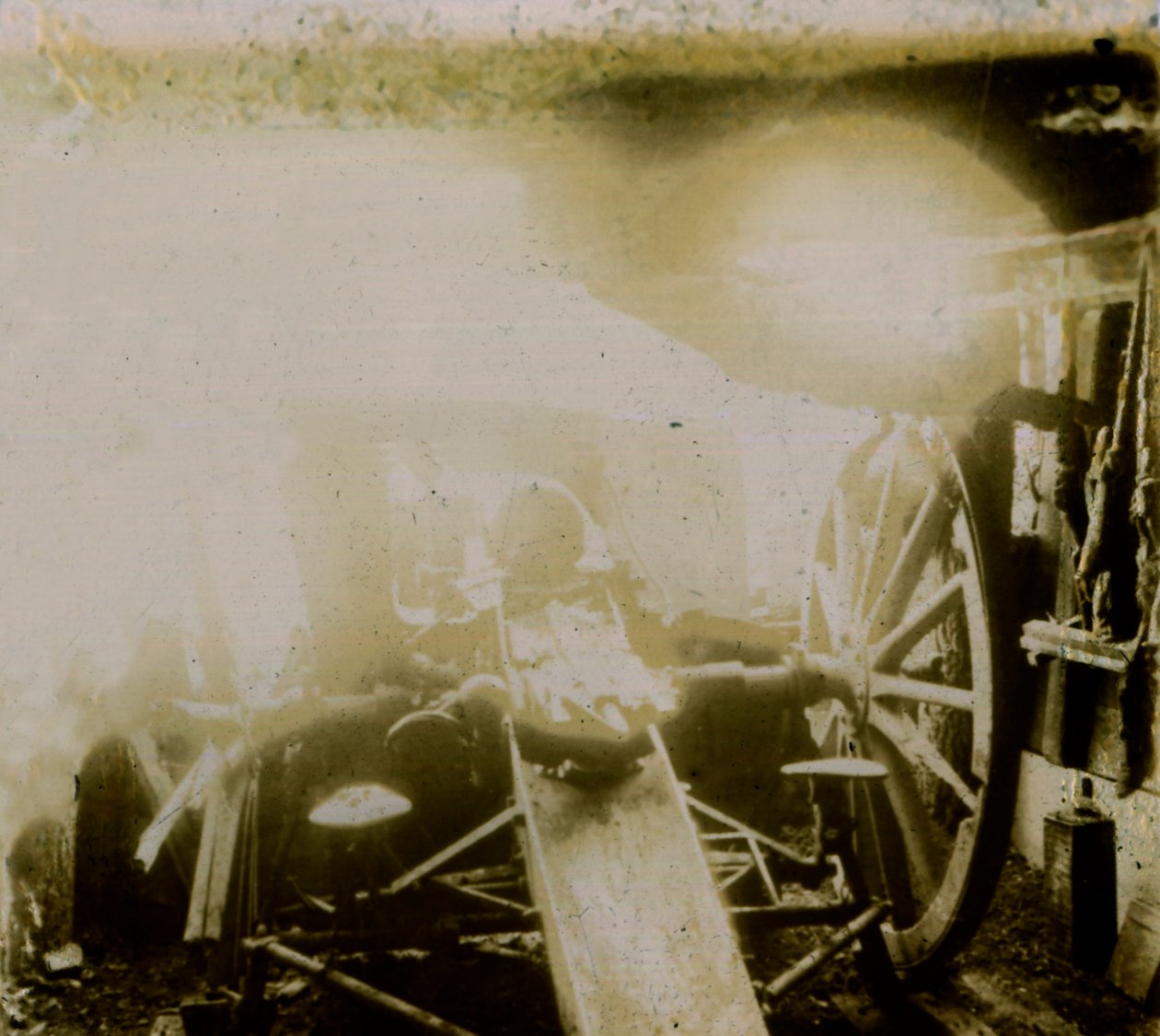 Ødelagt 75, automatisk luftvernpistol, c1914-c1918 av Unbekannt