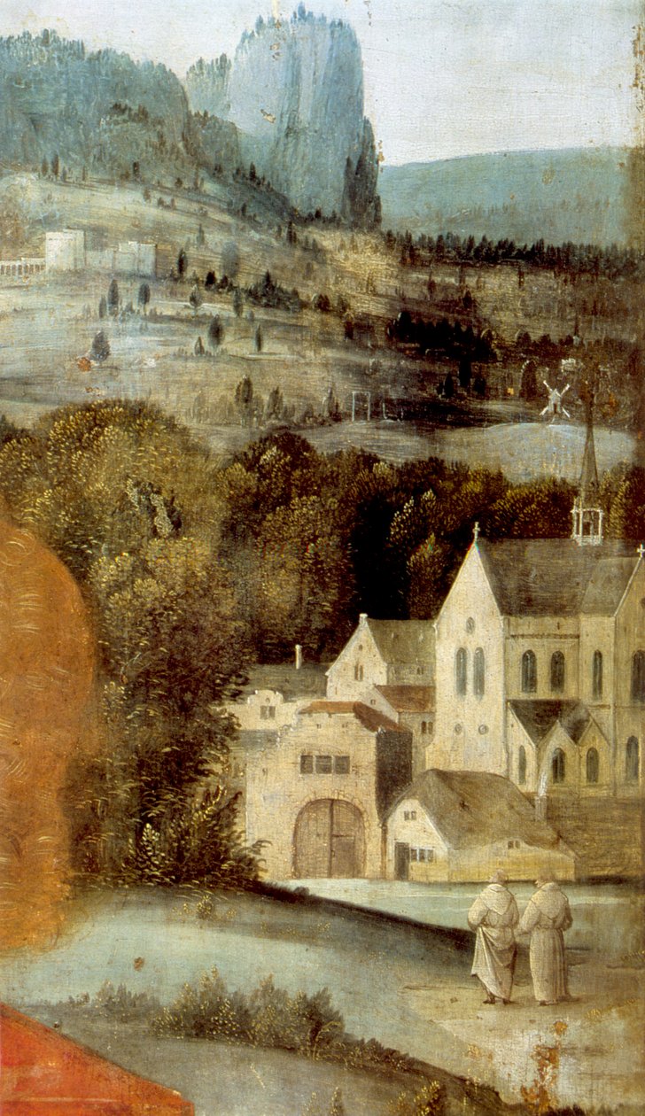 Detalj fra altertavlen til St Anthony, 1500-tallet av Unbekannt