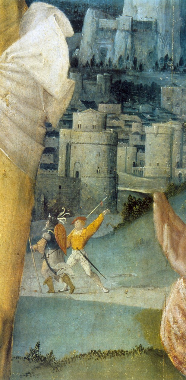 Detalj fra altertavlen til St Anthony, 1500-tallet av Unbekannt