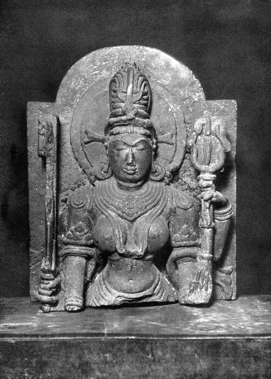 Devi-skulptur, Vest-India, c900 e.Kr., 1929 av Unbekannt