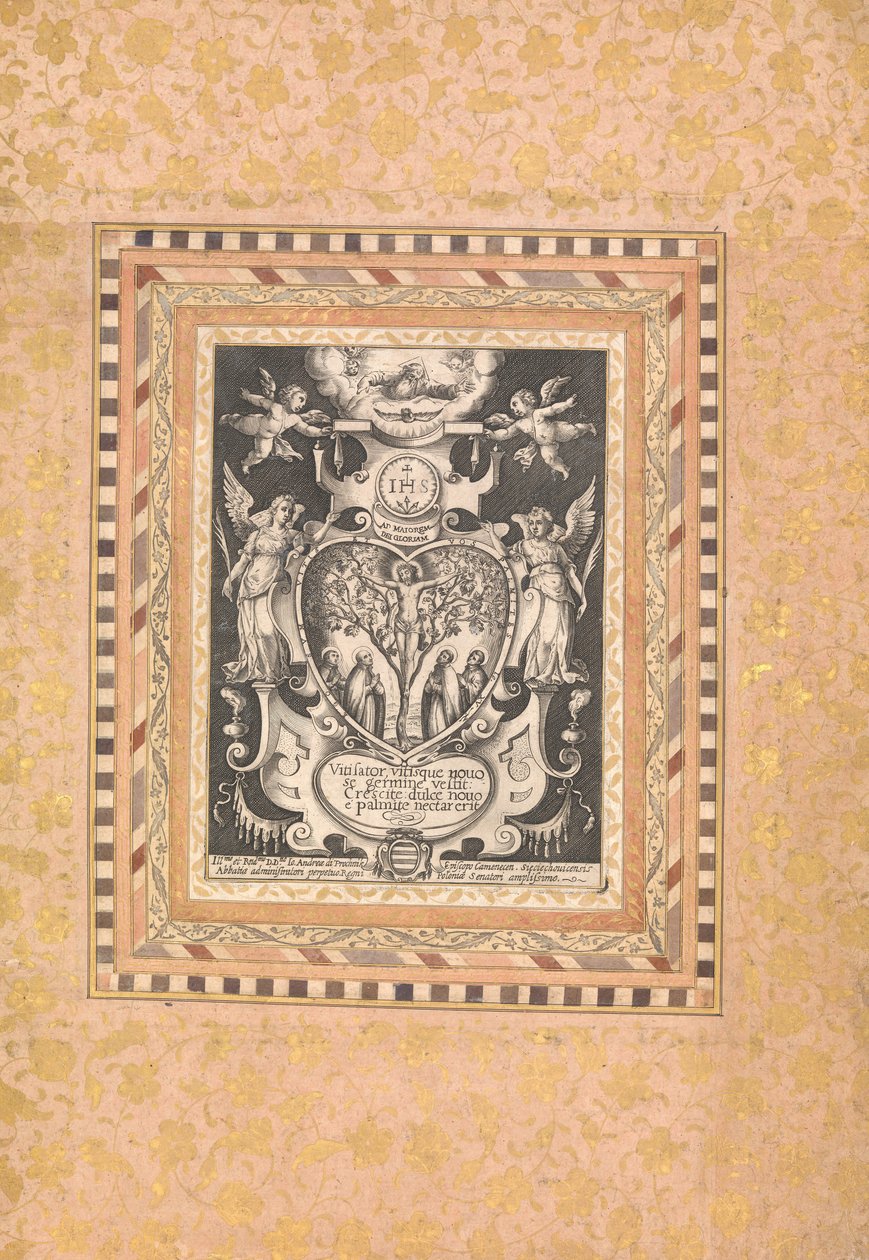 Andaktsscene, folio fra Bellini-albumet, ca. 1600. av Unbekannt