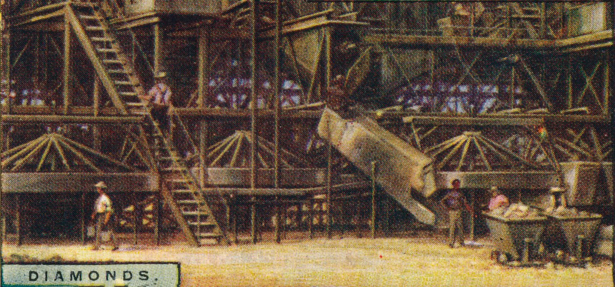 Diamanter . Vaskeanlegg, Kimberley, 1928 av Unbekannt