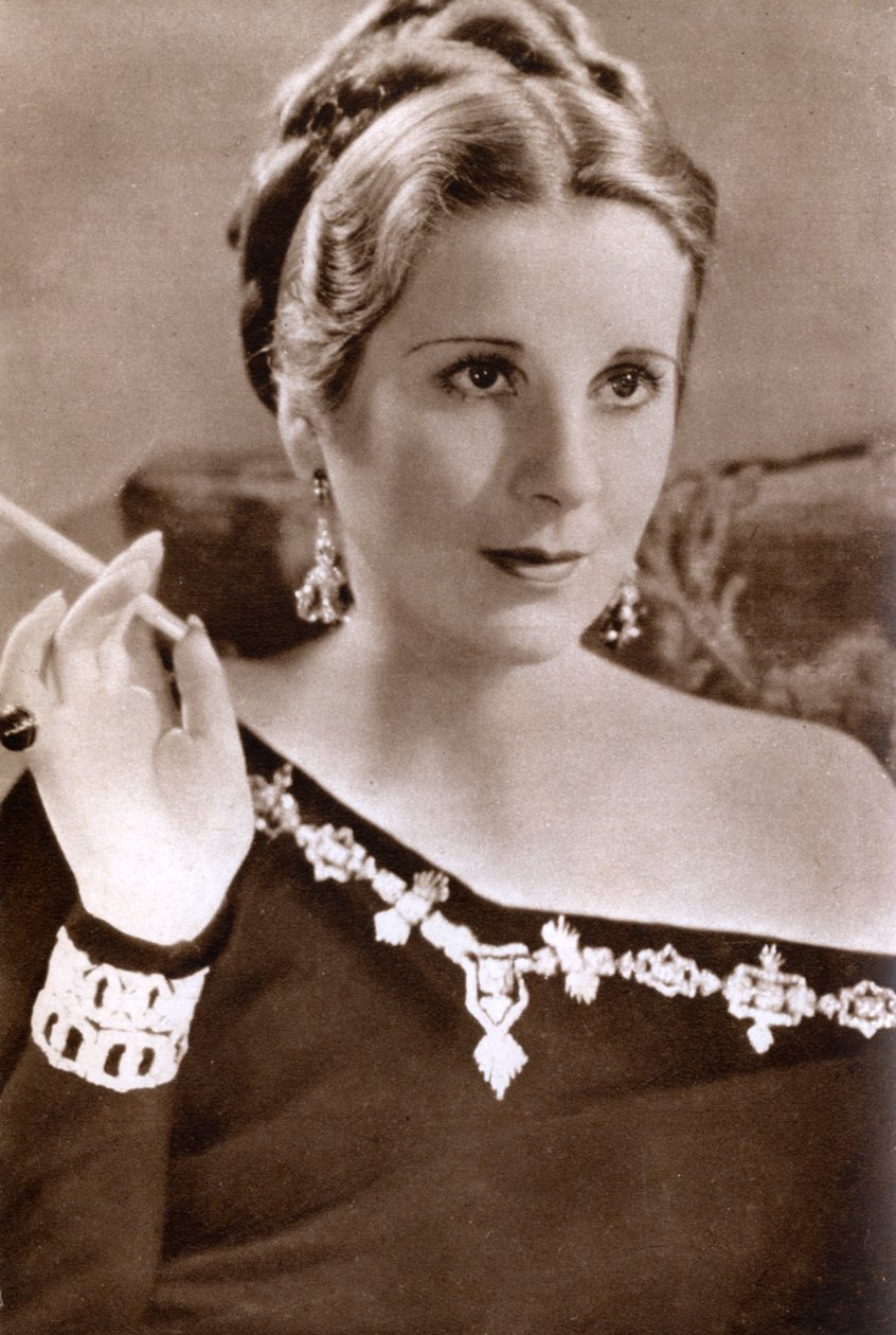 Diana Wynyard , britisk skuespillerinne, 1933 av Unbekannt